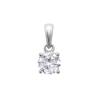 Sterling Silver Pendant with Cubic Zirconia