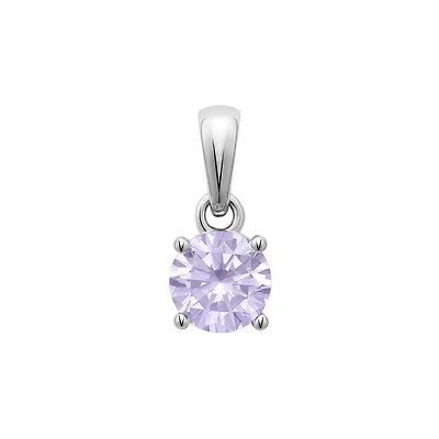 Sterling Silver Pendant with Cubic Zirconia