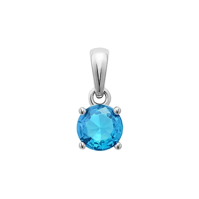 Sterling Silver Pendant with Cubic Zirconia