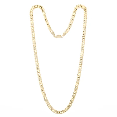 Chaine Gourmette en Or 10k