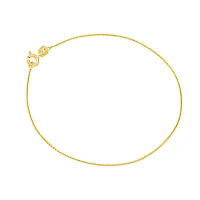 10K Gold Twisted Chain Bracelet - 7.5