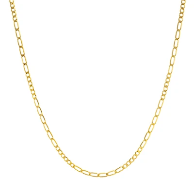 Chaîne Figaro en Or 10k - 20