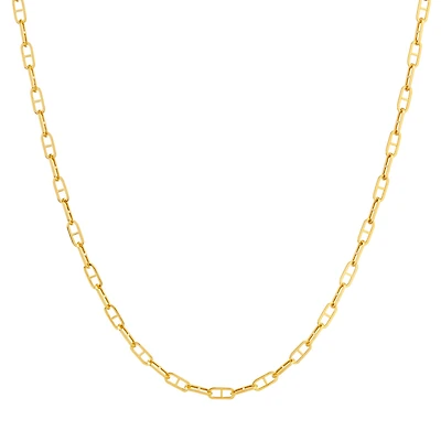 Chaine à Maillons Marine en Or 10k - 18