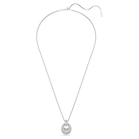 Collier Sublima en Métal Rhodié avec Cristaux Swarovski - 65 - 75 cm. Color: blanc | Doucet Latendresse