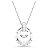 Collier Sublima en Métal Rhodié avec Cristaux Swarovski - 65 - 75 cm. Color: blanc | Doucet Latendresse