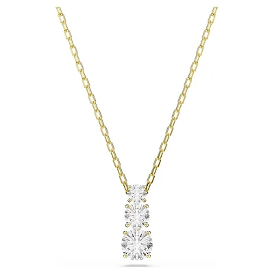 Collier Stilla Attract en Métal Plaqué Or avec Cristal Swarovski - 38 - 45 cm. Color: jaune | Doucet Latendresse