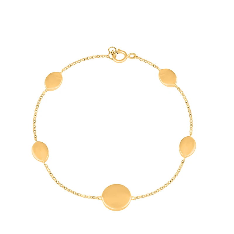 14k Gold Bracelet - 7