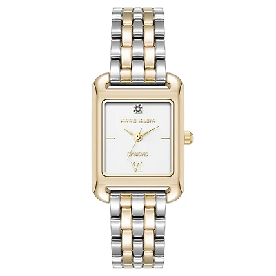 Anne Klein Watch AK-5061SVTT with Stainless Steel Case and Bracelet - 23mm | Doucet Latendresse
