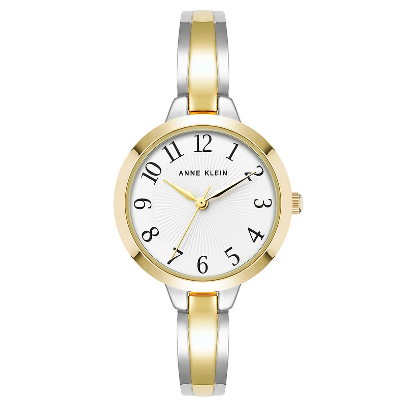 Anne Klein Watch AK-4181WTTT with Stainless Steel Case and Bracelet - 30mm | Doucet Latendresse