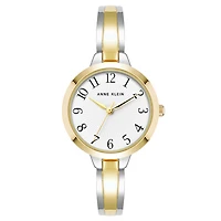 Anne Klein Watch AK-4181WTTT with Stainless Steel Case and Bracelet - 30mm | Doucet Latendresse