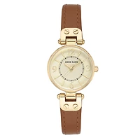 Anne Klein Watch 10-9442CHHY with Stainless Steel Case and Leather Strap - 26mm | Doucet Latendresse