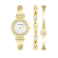 Anne Klein Watch AK-1868GBST with Stainless Steel Case and Bracelet - 24mm | Doucet Latendresse