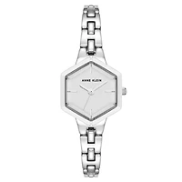 Anne Klein Watch AK-5107SVSV with Stainless Steel Case and Bracelet - 24mm | Doucet Latendresse