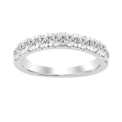 10k White Gold Eternity Ring Set with Lab-Grown Diamonds - 1CT. Color: white | Doucet Latendresse