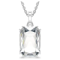 Collier Millenia en Métal Rhodié avec Cristaux Swarovski - 65-75 cm. Color: blanc | Doucet Latendresse