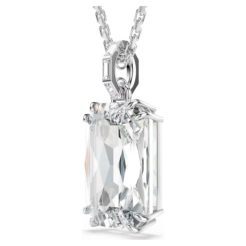 Collier Millenia en Métal Rhodié avec Cristaux Swarovski - 65-75 cm. Color: blanc | Doucet Latendresse