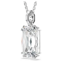 Collier Millenia en Métal Rhodié avec Cristaux Swarovski - 65-75 cm. Color: blanc | Doucet Latendresse