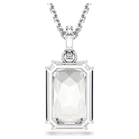 Collier Millenia en Métal Rhodié avec Cristaux Swarovski - 65-75 cm. Color: blanc | Doucet Latendresse
