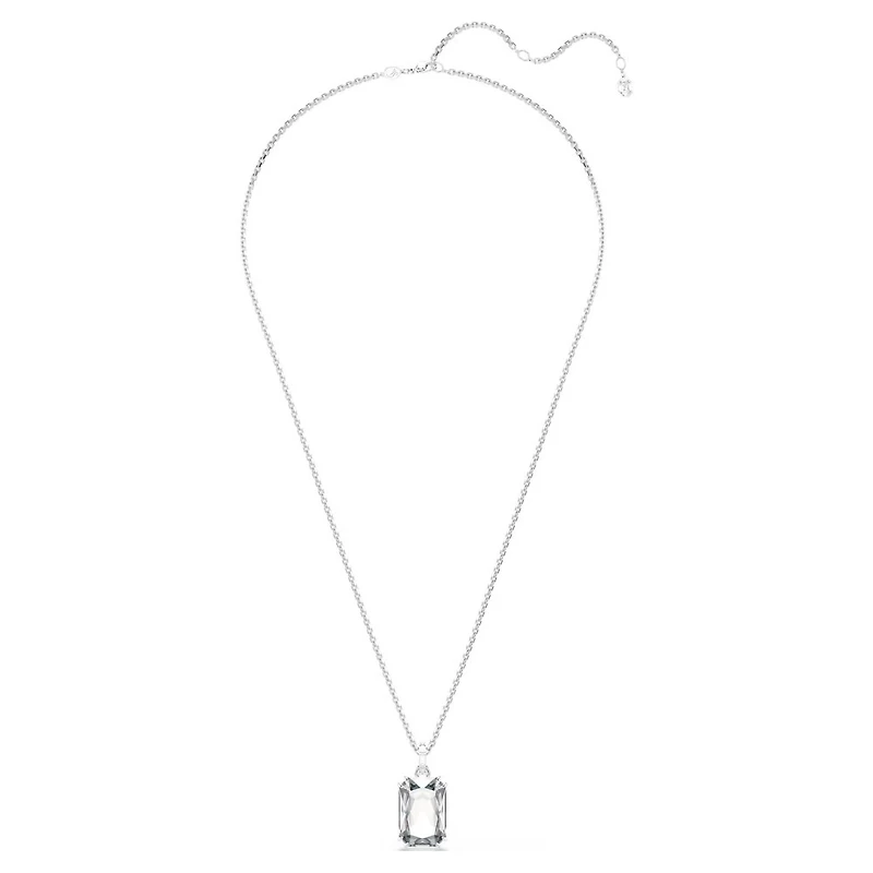 Collier Millenia en Métal Rhodié avec Cristaux Swarovski - 65-75 cm. Color: blanc | Doucet Latendresse