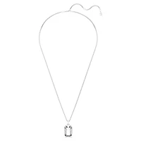 Collier Millenia en Métal Rhodié avec Cristaux Swarovski - 65-75 cm. Color: blanc | Doucet Latendresse