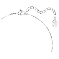 Pendentif Symbolica en Métal Rhodié avec Cristal Swarovski Étoile Bleu. Color: blanc | Doucet Latendresse