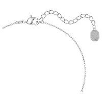 Collier Magic en Métal Rhodié avec Cristaux Swarovski Bleu - 43cm. Color: blanc | Doucet Latendresse
