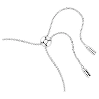Magic Bracelet in Rhodium-Plated Metal with Blue Swarovski Crystals - 9.5