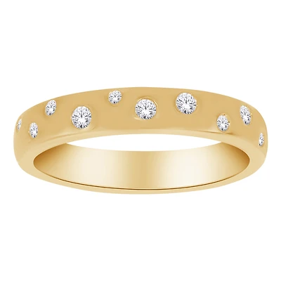 10K Gold Ring Set with Diamonds