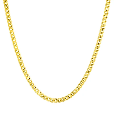 Chaine Gourmette en Or 10k