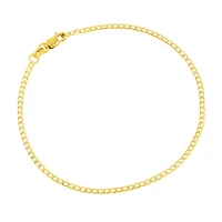 Chaine Gourmette 2mm en Or 10k - 7.5
