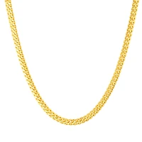 Curb Chain in Bonded Metals (10K Gold and Silver