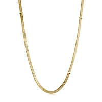 10K Gold Curb Link Necklace - 18