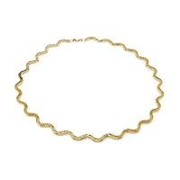 Collier en Forme de Vague en Or 10K - 18