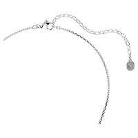 Pendentif Constella en Métal Rhodié Serti de Cristaux Swarovski - 45cm. Color: blanc | Doucet Latendresse