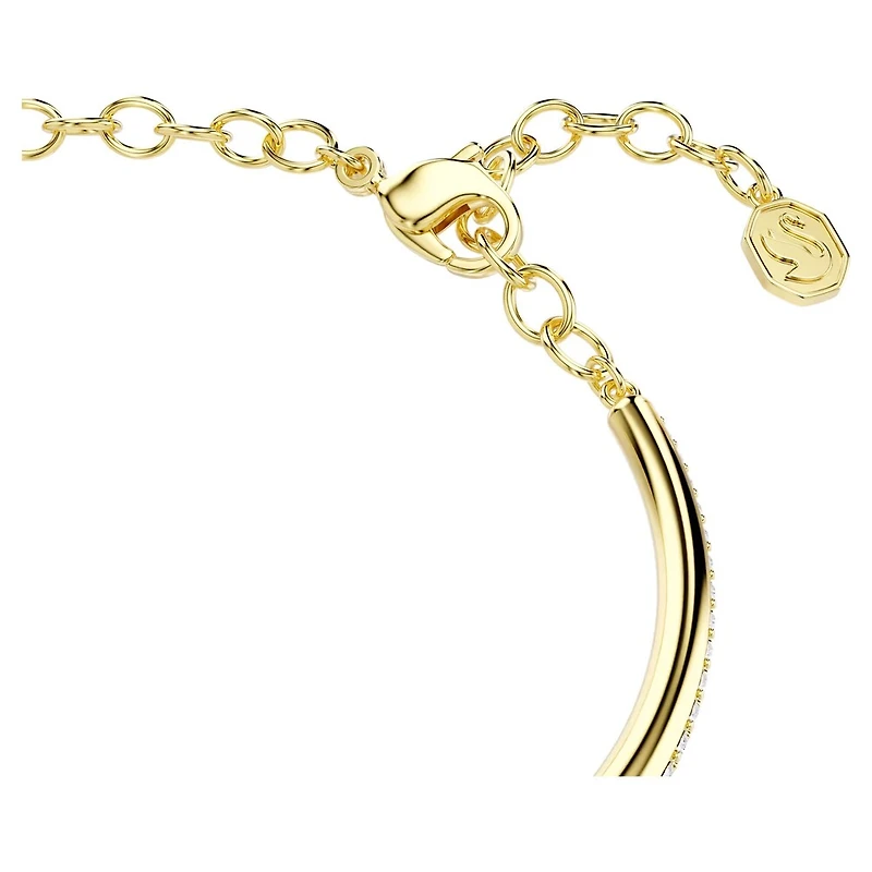 Bracelet-jonc Dextera Plaqué Or Jaune Serti de Cristaux Swarovski - 7