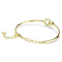Bracelet-jonc Dextera Plaqué Or Jaune Serti de Cristaux Swarovski - 7