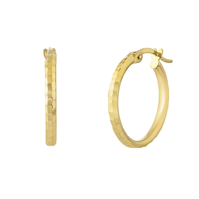 10K Gold Hoop Earrings