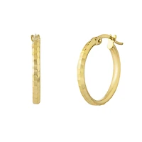 10K Gold Hoop Earrings