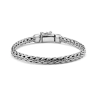 Bracelet à MaillionsTressé de 5.5mm en Argent Sterling - 8
