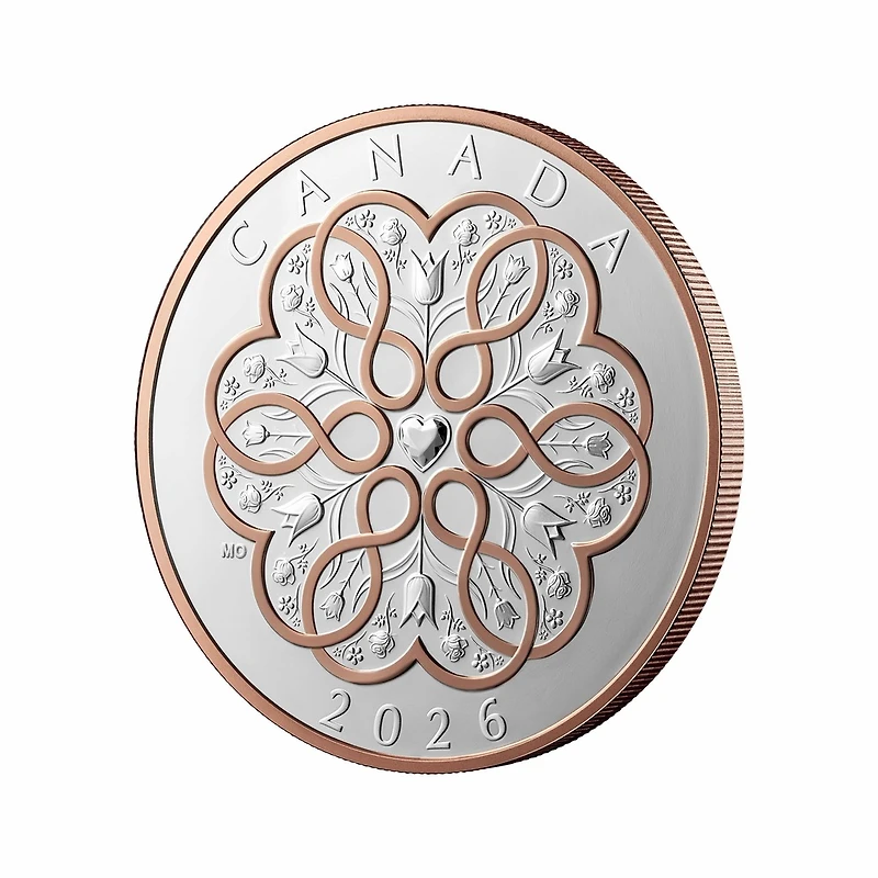2026 $20 Fine Silver Coin - Celebrate Love | Doucet Latendresse
