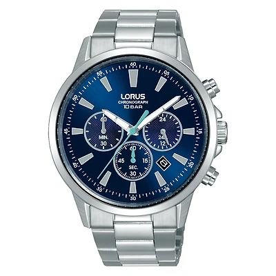 Lorus Watch RT311LX9 with Stainless Steel Case and Bracelet - 43mm | Doucet Latendresse