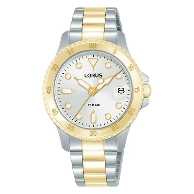 Lorus Watch RG814DX9 with Stainless Steel Case and Bracelet - 34mm | Doucet Latendresse