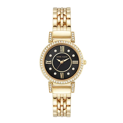 Montre Anne Klein AK-2928BKGB avec Boitier et Bracelet en Acier Inoxydable - 30.7mm | Doucet Latendresse
