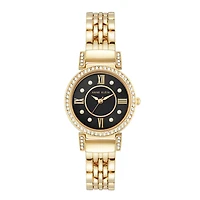 Montre Anne Klein AK-2928BKGB avec Boitier et Bracelet en Acier Inoxydable - 30.7mm | Doucet Latendresse