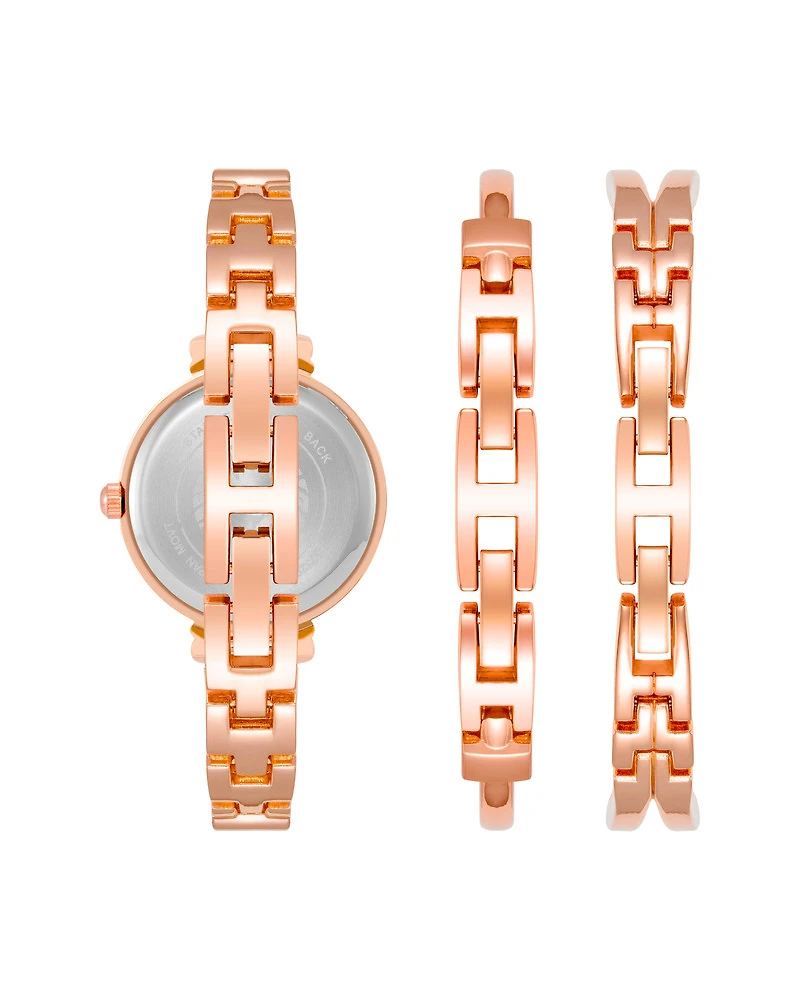 Montre Anne Klein AK-3292WTST avec Boitier et Bracelet en Acier Inoxydable - 26mm | Doucet Latendresse