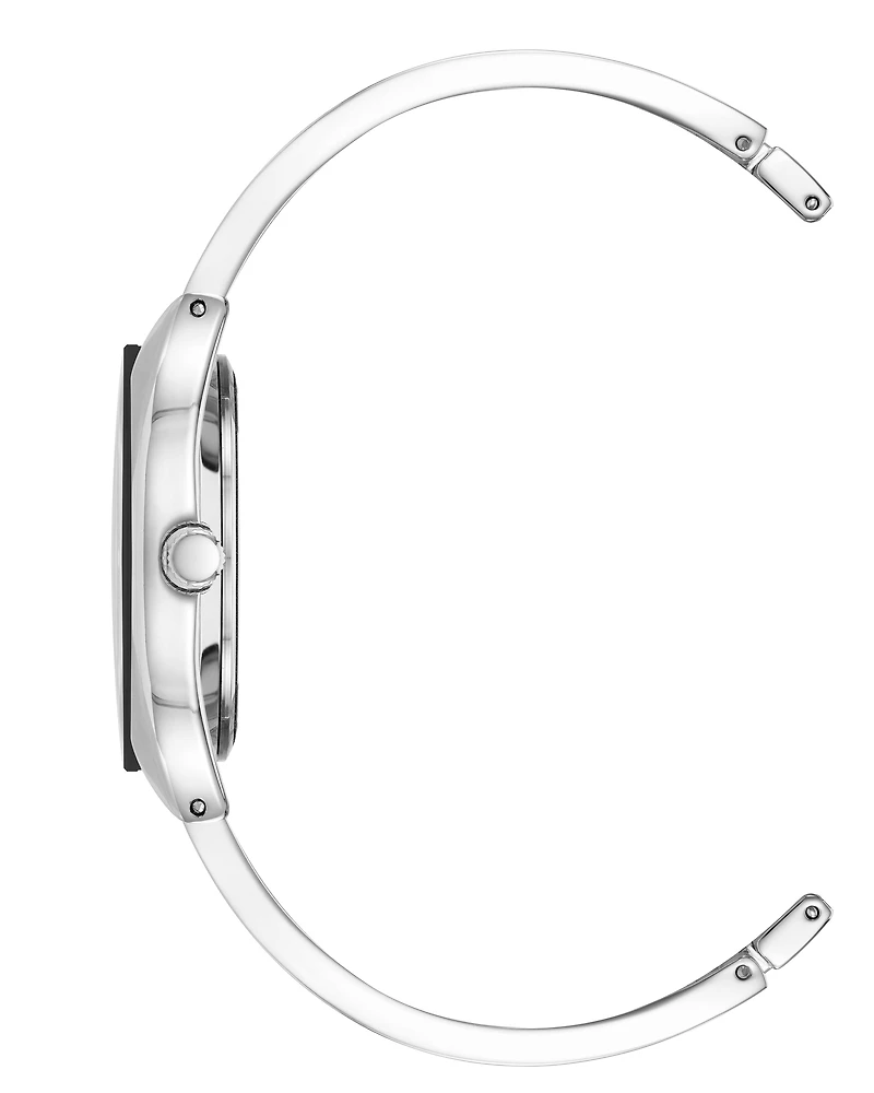 Anne Klein AK-4041BKSV Watch with Diamond at 12 o'clock - 34mm | Doucet Latendresse
