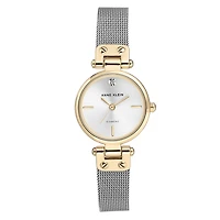 Anne Klein Watch AK-3003SVTT with Stainless Steel Case and Bracelet - 26mm | Doucet Latendresse