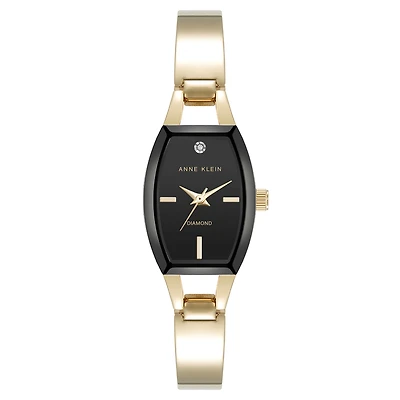 Anne Klein Watch AK-5138BKGB with Stainless Steel Case and Bracelet - 19mm | Doucet Latendresse