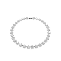 Collier Ariana Grande X Allard Angelic avec Fleur Serti de Cristaux Swarovski - 41cm. Color: blanc | Doucet Latendresse