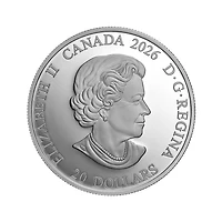 2026 $20 Fine Silver Coin, Crown Jewels - 38mm | Doucet Latendresse
